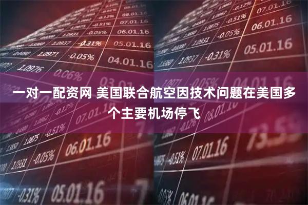 一对一配资网 美国联合航空因技术问题在美国多个主要机场停飞